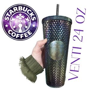 Starbucks Oil Slick Studded Tumbler Venti 24 oz